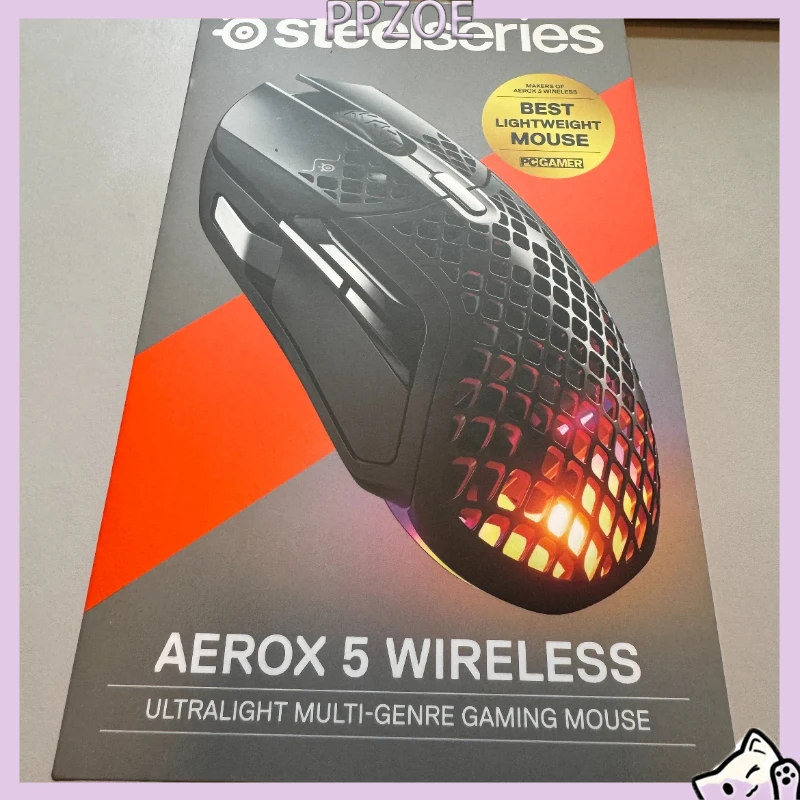 SteelSeries Aerox 5 Wireless Hollow‑Shell Gaming Mouse Ultra‑Lightweight Wireless Computer Mice For E‑Sports Competitive Game PC