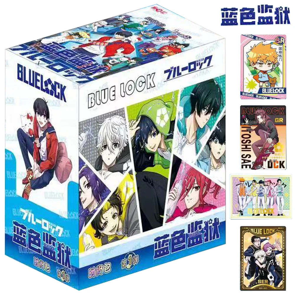 BLUE LOCK Collection Card For Child Hot Blooded Anime Bachira Meguru Kunigami Rensuke Jingo Raichi Limited Game Card Kids Gifts