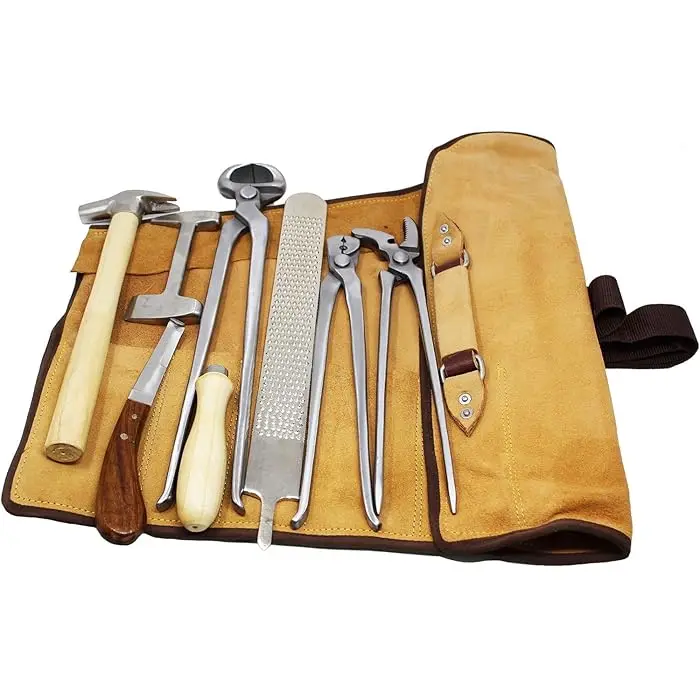 Professional Horseshoe Farrier Tool Set, High-Quality Hoof Care Kit for Horse Grooming & Veterinary Use view 4