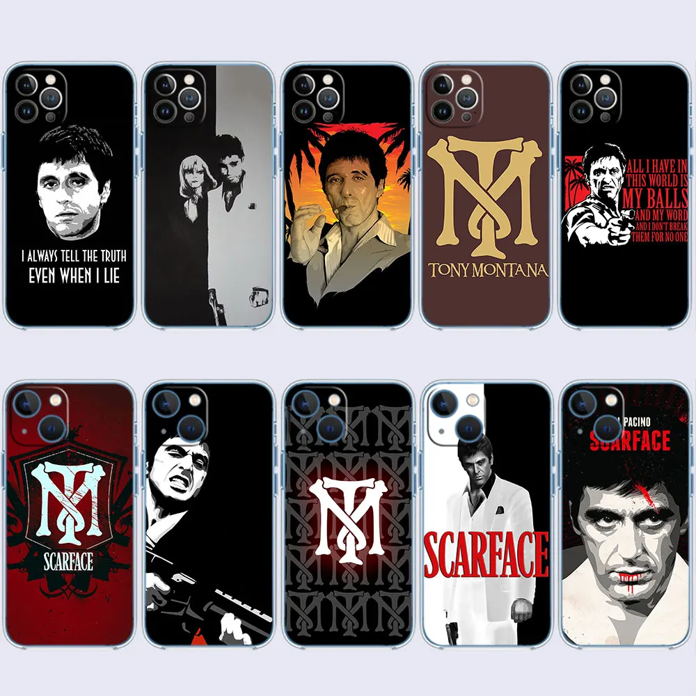 S-Scarfaces Case for Moto One Power Macro Action Zoom Vision Hyper Edge 20 30 S30 Fusion Plus Pro Lite Neo Ultra