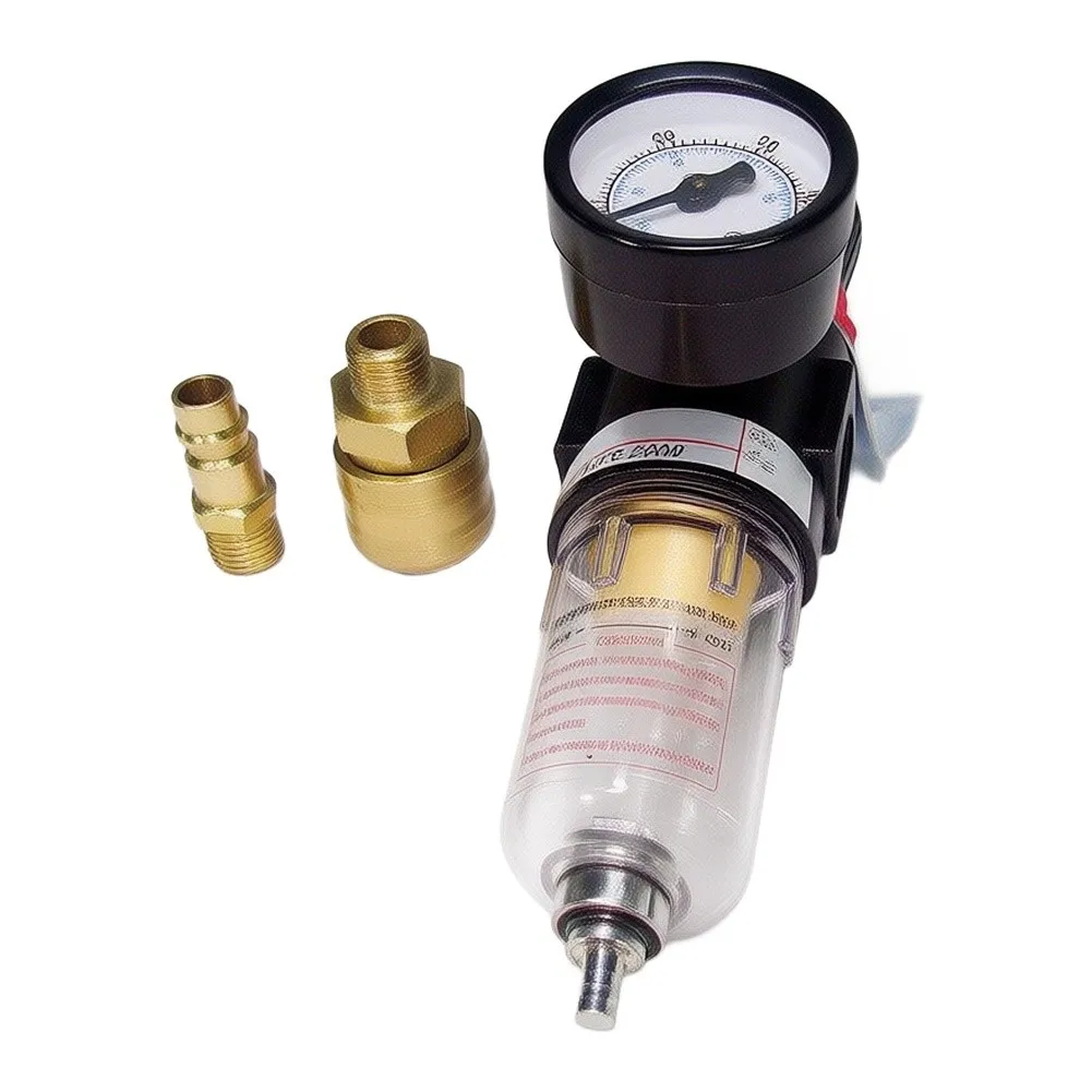 AFR2000 1/4in Air Filter Regulator Supporting Pneumatic Tool Longevity Through Effective Particulate and Moisture Removal
