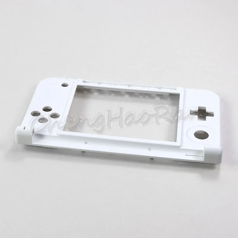 ChengHaoRan 1 قطعة ل 3DSXL LL Shell C-frame إطار شاشة LCD إطار جديد أبيض وأسود اللون