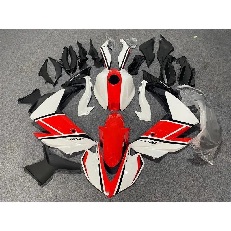 

Комплект обтекателя мотоцикла подходит для Yamaha R25 15-18 лет R3 2015 2016 2017 2018, обтекатель красный, белый
