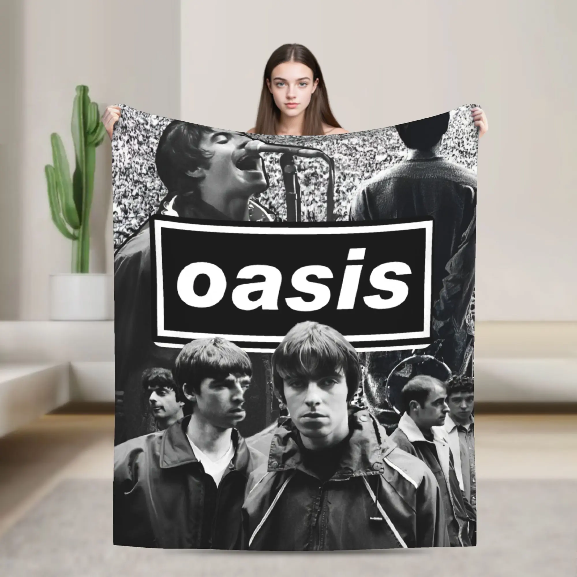 

Ossis Band Super Soft Blanket Travel Office Plush Throw Blanket Street Trend Couch Bed Flannel Bedspread Sofa Bed Cover
