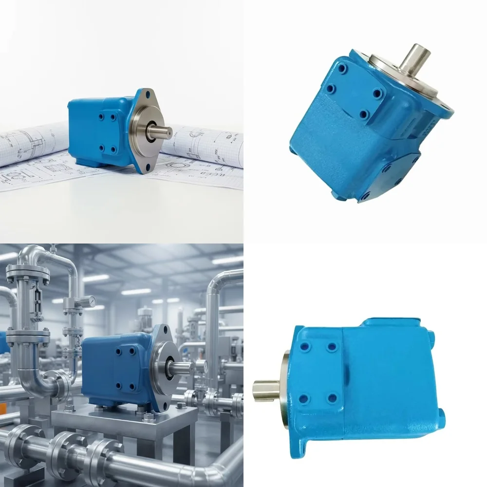 

Hydraulic Oil Pump for 25V 35V 45V 20V V10 V20 Systems with 21A 30A 60A Impeller Core Vane Pump Durable Efficient Replacement