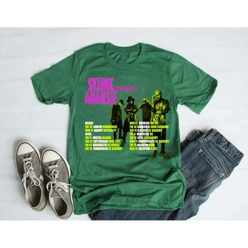 Skunk Anansie 2025 Tour Date Green T Shirt S 5Xl