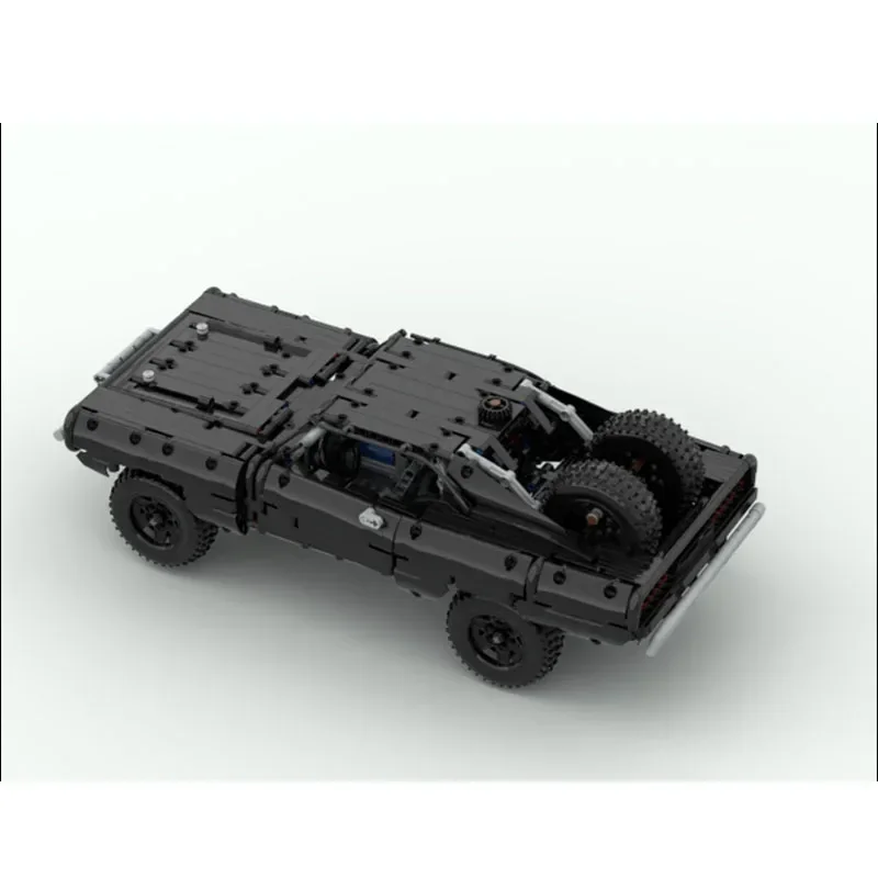 Bloques de construcción de empalme para niños, juguete de ladrillos para armar coche deportivo de la serie Movie MOC-164747Classic, modelo 1556parts