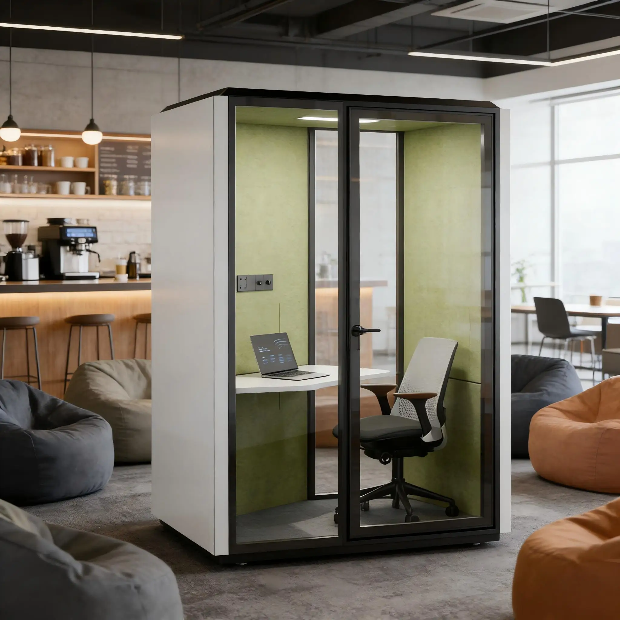 Mobile Multi-person Office Pod Silent Speaker Backyard Large Acoustic Mobile Sound Insulation Prefabricated Portable Sound Insul