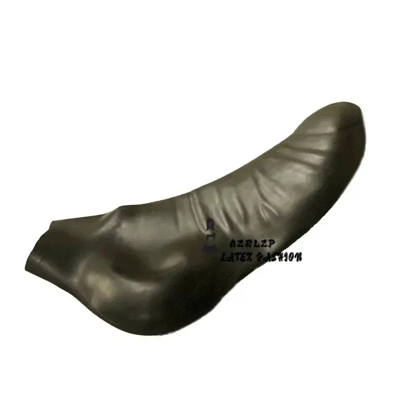 Latex nice penis sleeve knee sheath men  Bondage  big style B  plus ball cock egg