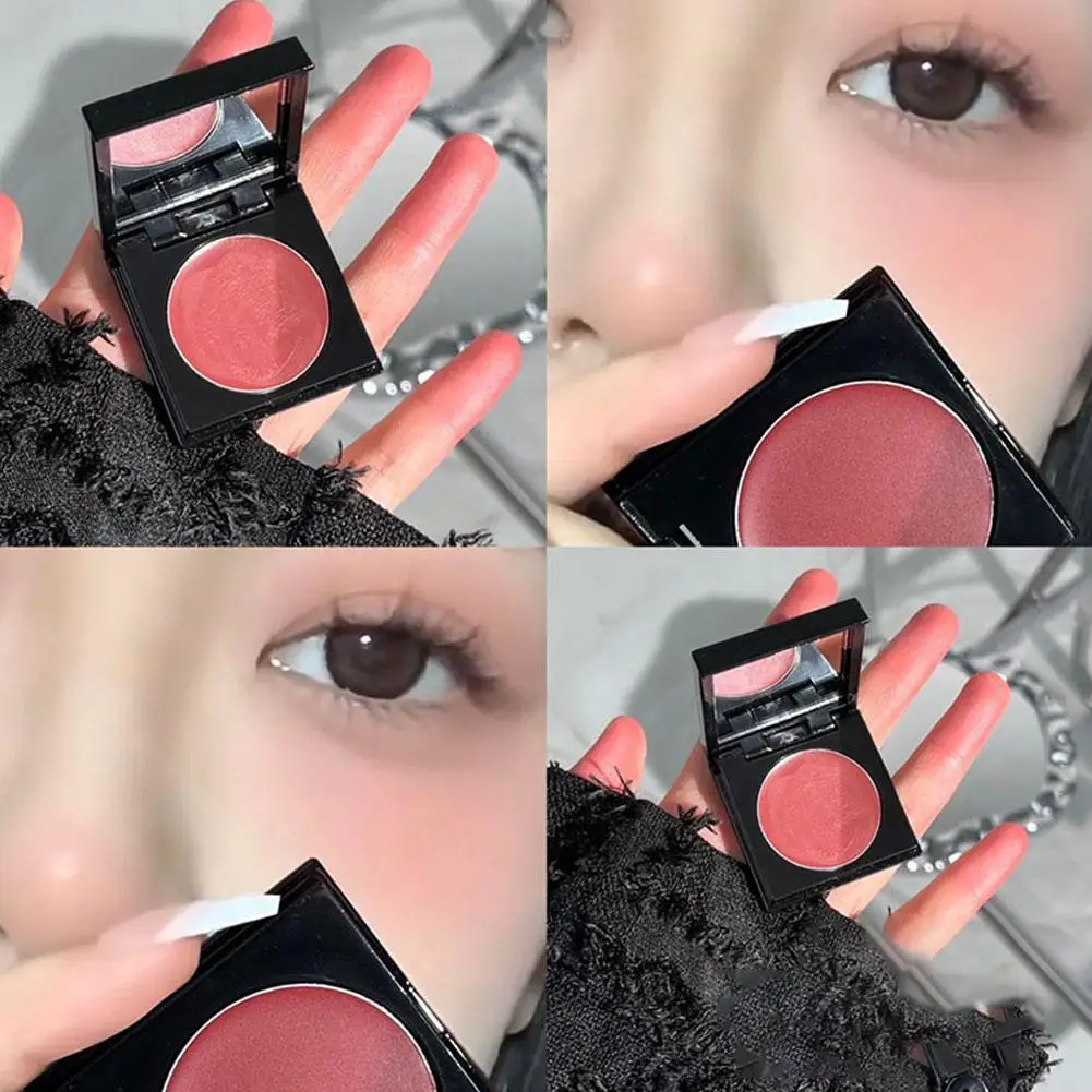 Blush Purple Pink Cheek Tint Cream Natural Lasting Brighten Matte Cream Shadow Face Makeup Contour Cosmetics Palette Rouge T7J4