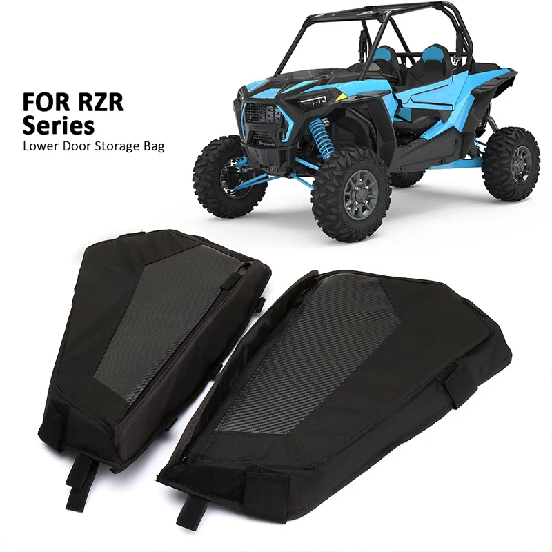 

For Polaris RZR XP 4 1000 S For RZR XP Turbo S New UTV Accessories Black Lower Door Panel Storage Bag