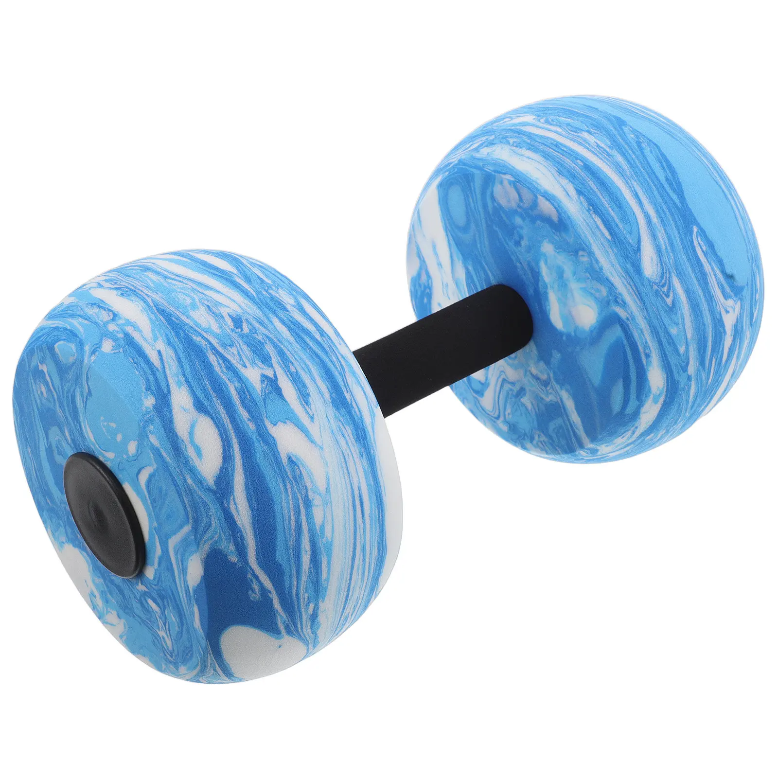 Water Dumbbell for Aquatic Fitness Yoga Pool Workouts Eva Material Lightweight Buoyant Ergonomic Grip Vibrant Design Aqua