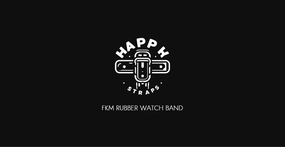 Uhrenarmband 18mm 19mm 20mm 21mm 22mm 23mm 24mm FKM Gummi-Uhrenarmband für Omega Rolex Seiko – Detail 1