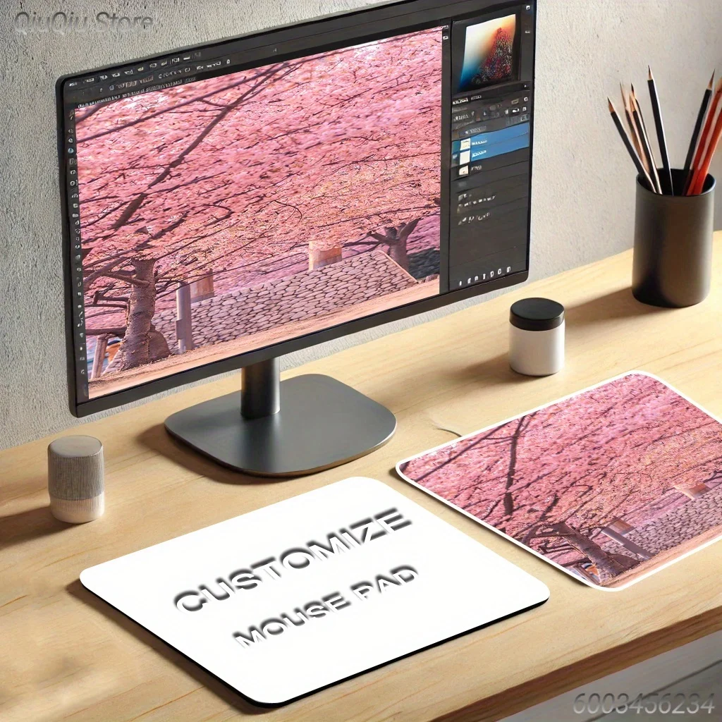 

Custom Wildlife Themed Mouse Pad Animal Picture Print Anti Slip Desk Mat Perfect Desktop Accessory For Nature Lovers Gamers