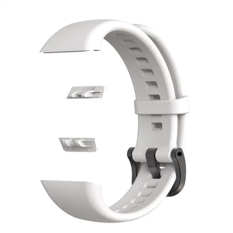 1pcs Suitable For Honor Band 6 Silicone Strap Universal Monochrome Silicone Soft Non-Skin-Skin Strap Replacement Watch Strap