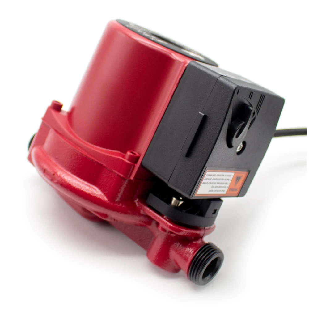 Imagem -04 - Bomba de Circulação Automática de Aquecimento de Piso Silencioso 220v Bomba de Reforço de Água de Retorno Bomba de Proteção de Velocidade Ajustável 100w 25l Min