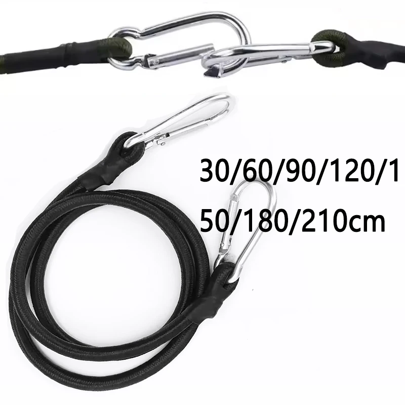 

Портативная эластичная веревка 30-210 см, мотоциклетный ремень, эластичная веревка, велосипедный багажный ремень, эластичный грузовой ремень для тележки