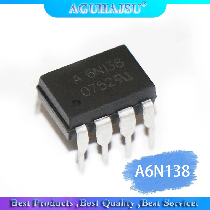 10pcs/lot 6N135 6N136 6N137 6N138 6N139 DIP-8 6N135S 6N136S 6N137S 6N138S 6N139S SOP-8 Optocouplers