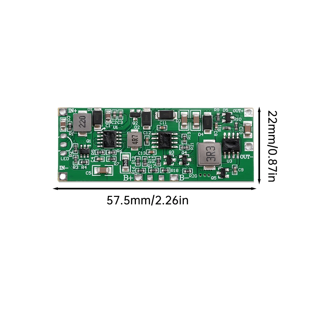 UPS Uninterruptible Charging Board DC 12V to 12V 36W 3A UPS Voltage Converter Power Control for 18650 Lithium Battery