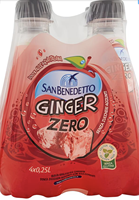 Ginger Zero Carbonated Drink 4x250ml - San Benedetto