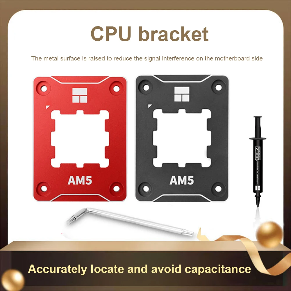 Thermalright AMD-ASF Képkeret Hátvéd CNC Alumínium Keverés AM5 CPU Görbület Corrector Képkeret Hátvéd vel Csikáras számára AMD RYZEN 7000