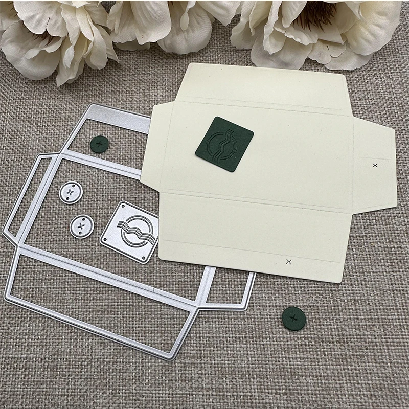 Envelope card Metal Cutting Dies Stencils For DIY Scrapbooking Decorative Handcraft Die Cutting Template Mold