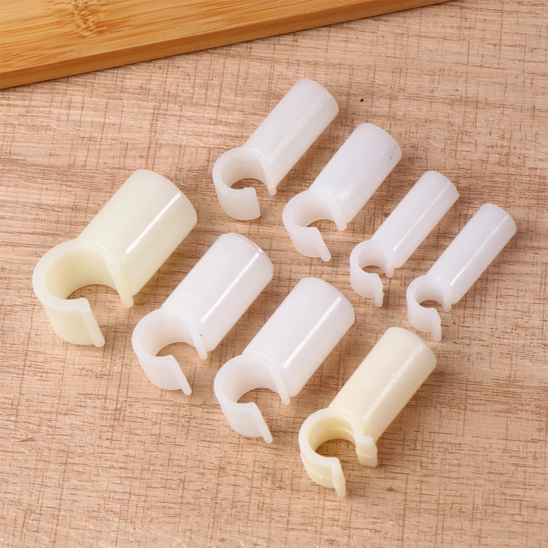 (.) 4pcs Garden Plant Bracket Fixing Joint Mosquito Net Pole Buckle Grip Bed Curtain Cross Bar Hook Wardrobe Tent Fitting