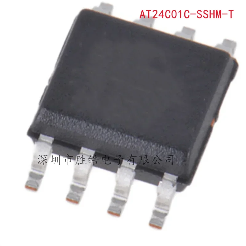 (10 uds) nuevo AT24C01C-SSHM-T AT24C01C SSHM-T 01CM SOP-8 SMD pantalla de seda AT24C01C circuito integrado