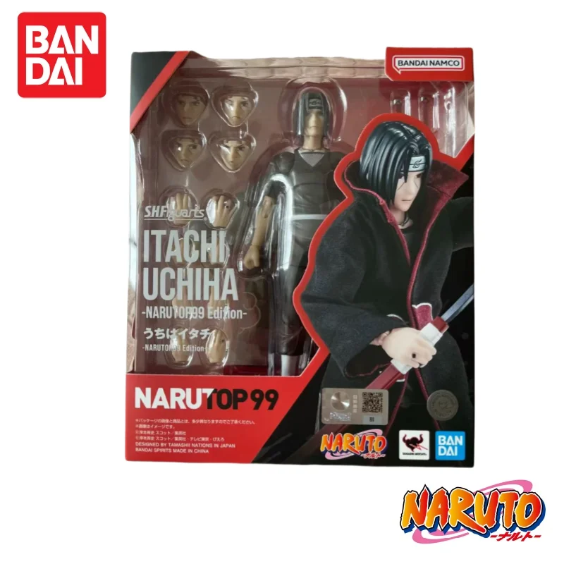 

In Stock Original Bandai Naruto Shippuden Uchiha Itachi Narutop99 S.H.Figuarts Mobile Toys Prizes Garage Kit
