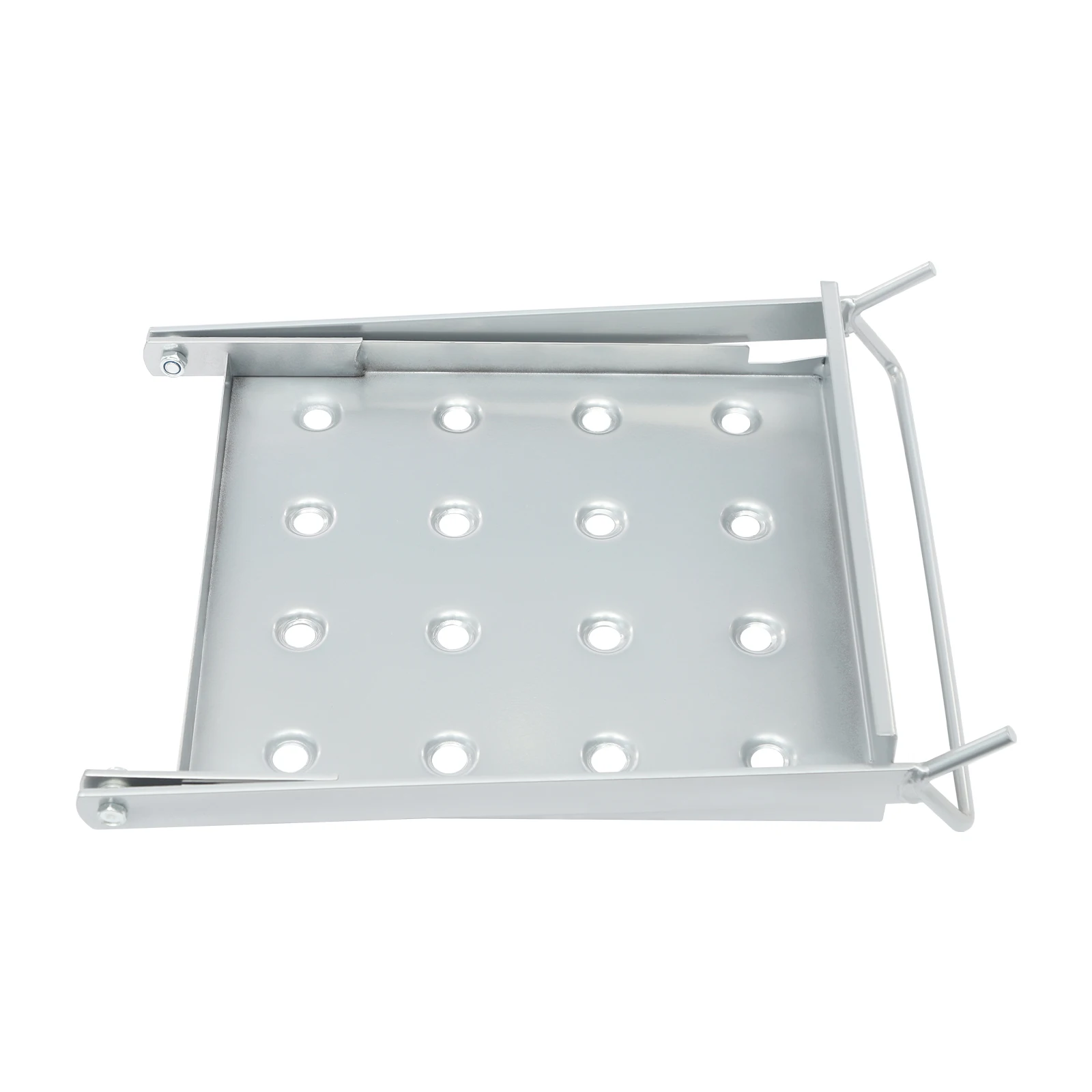 ملحق منصة عمل سلم معلق فضي متعدد الوظائف ثابت لإصلاح المنزل ومشاريع DIY والمهام الداخلية