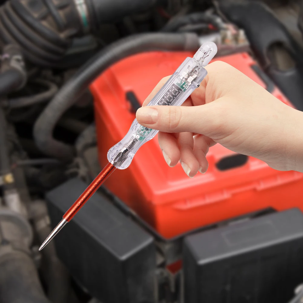 6V/12V/24V Auto Light Probe Pen Digital Display Auto Car Light Circuit Tester Electric Light Test Pen Auto Circuit Repair Tools