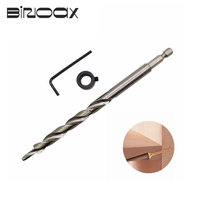 9/9.5mm HSS Twist Step Drill Bit for Pocket Hole Jig Kit Woodworking Hole Drill for Carpentry Power Tools