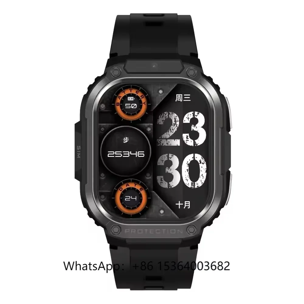 

Watch Smart DM63 Android 4G SIM Waterproof 2.13 Inch Amoled Smart Watch with Camera 1000mah Large Battery