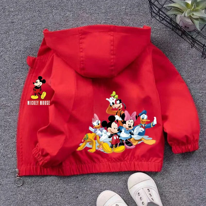 Veste imperméable Disney CombtureMouse, coupe-vent, manches longues, style de sport décontracté, sans sexe, le meilleur savoir, nouveau style paresseux