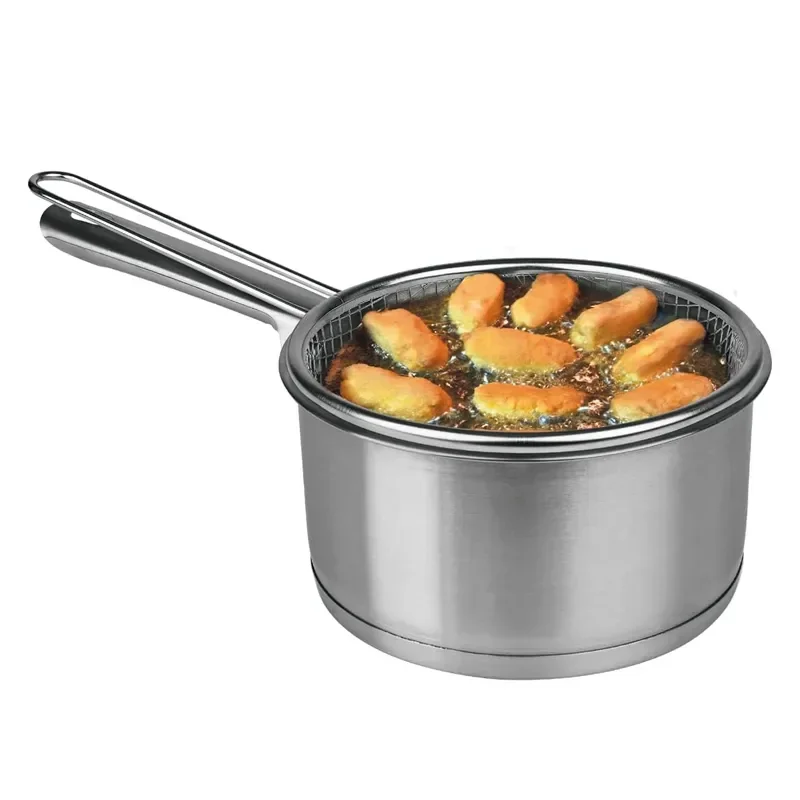 MAXHOME-Lifestyle-Cazo Cocina Cazo De Acero Inoxidable Con Cestillo Freidor Cazo Especial Induccion