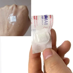 100 Stück wasserdichtes Pflaster für Wundauflage, transparentes steriles Klebeband, Klebeverband für Wunde, erste Fixierband