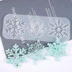 DIY Crystal Epoxy Resin Mold Christmas Series Room Listing Pendant Jewelry Silicone Mold