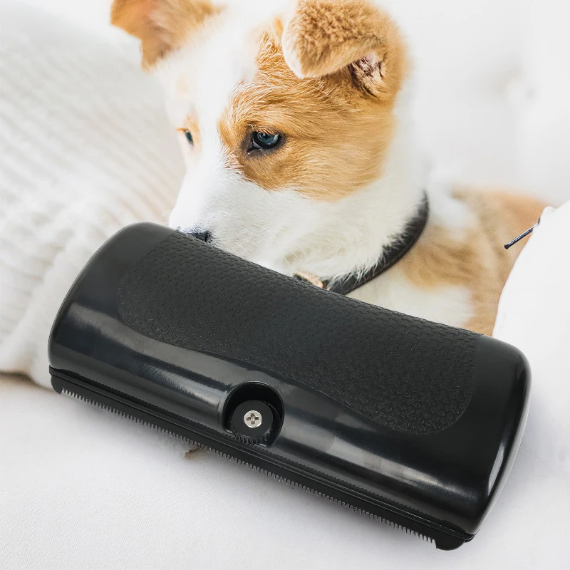 

Multifunctional Durable Pet Deshedding Brush Anti-slip Comfort Removes Floating Hairs Pet Grooming Brush for Dogs Cats Horses