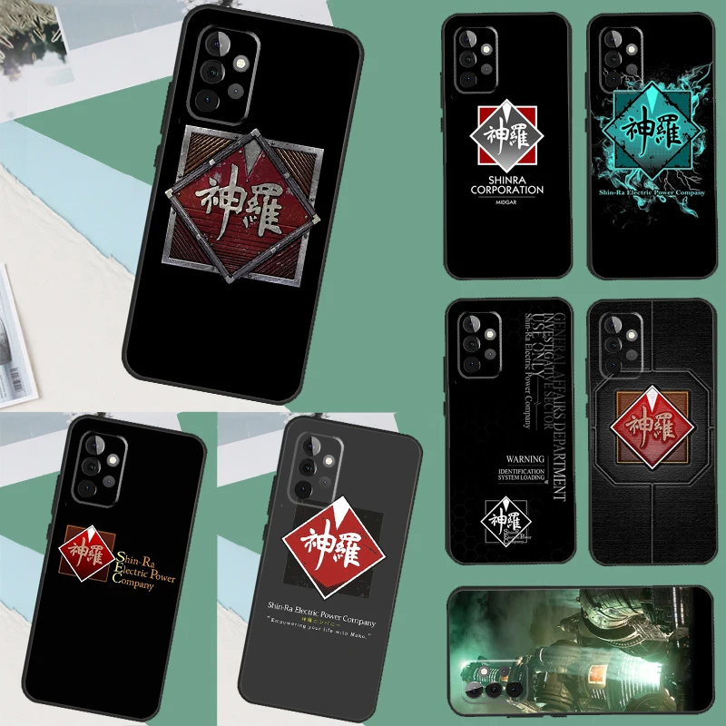 Shin Ra Fantasy Final Phone Case For Samsung Galaxy A14 A54 A34 A24 A12 A22 A32 A52 A51 A71 A13 A23 A33 A53 A73