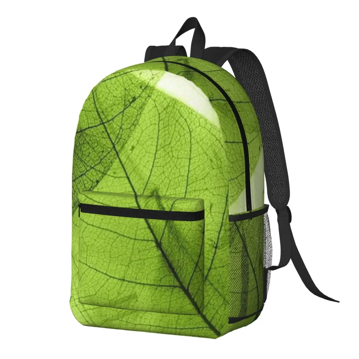 

Botanical Motifs Leaf Vein Backpack Daypack Large Capacity Kids BookBag School Bag Shoulder Bags for Men Women