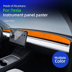 center console trim decor cover For Tesla Model 3 Y 21-23 dashboard panel Wrap Door Side Overlay Ultra thin stickers Interior