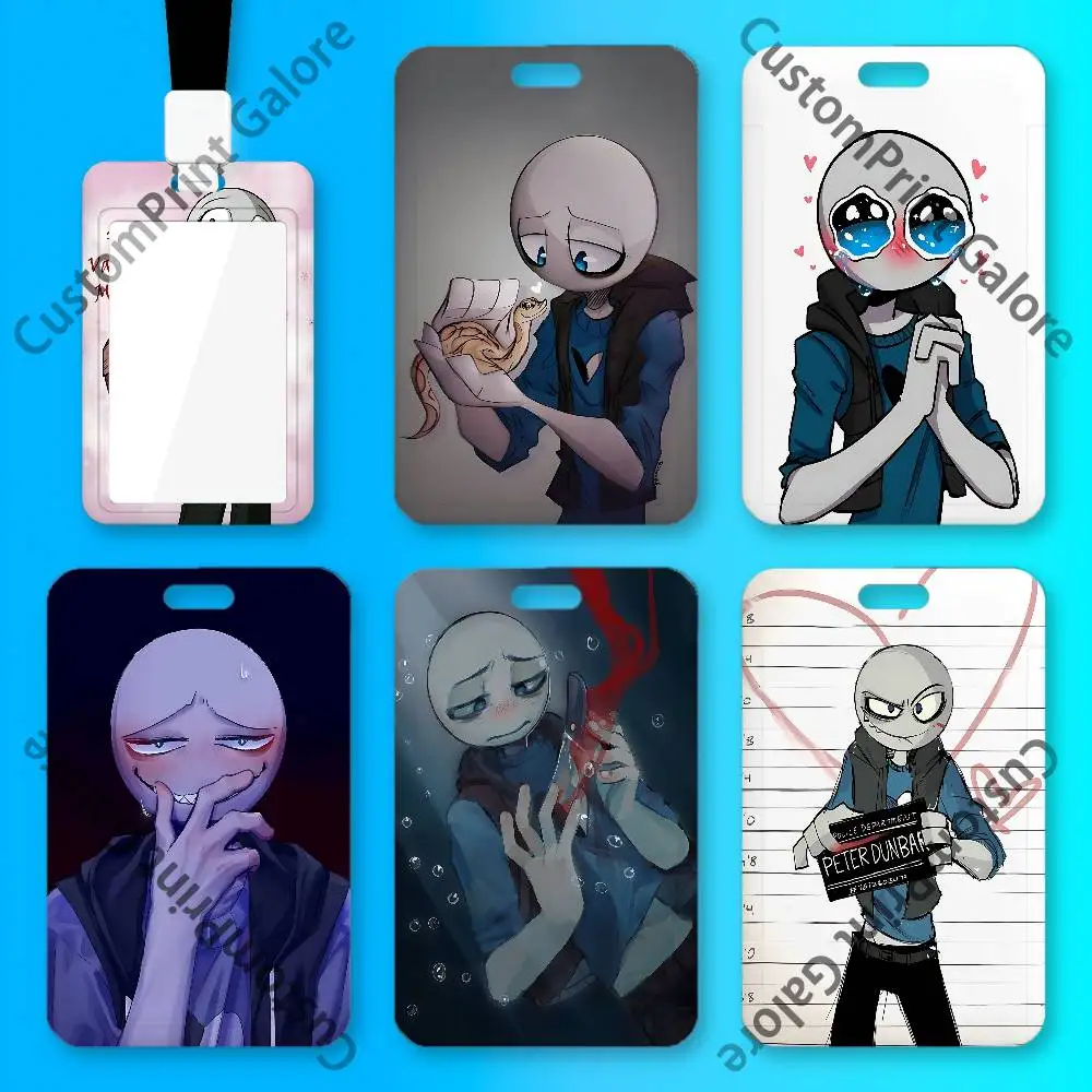 

Peter Your Boyfriend Clear PVC Card Holder for Idol Photocards,Meal Campus Cards Display Keychain Pendant