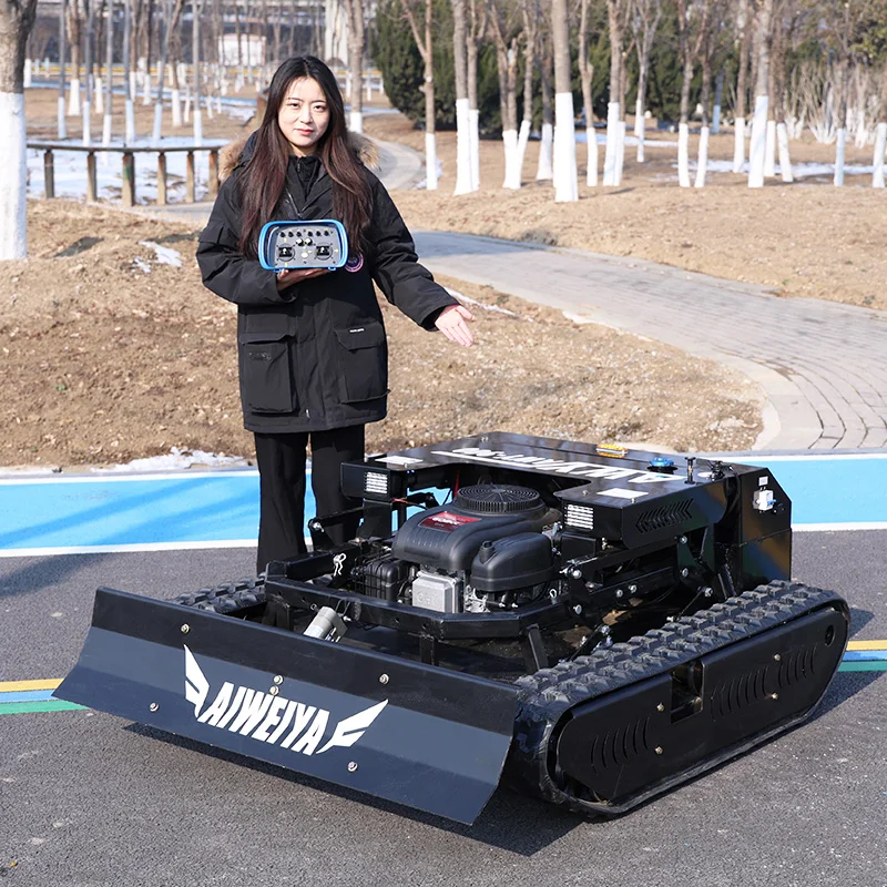 Customized Four Stroke Engine Remote-Controlled Lawn Mower Suitable for Garden and Farm Use