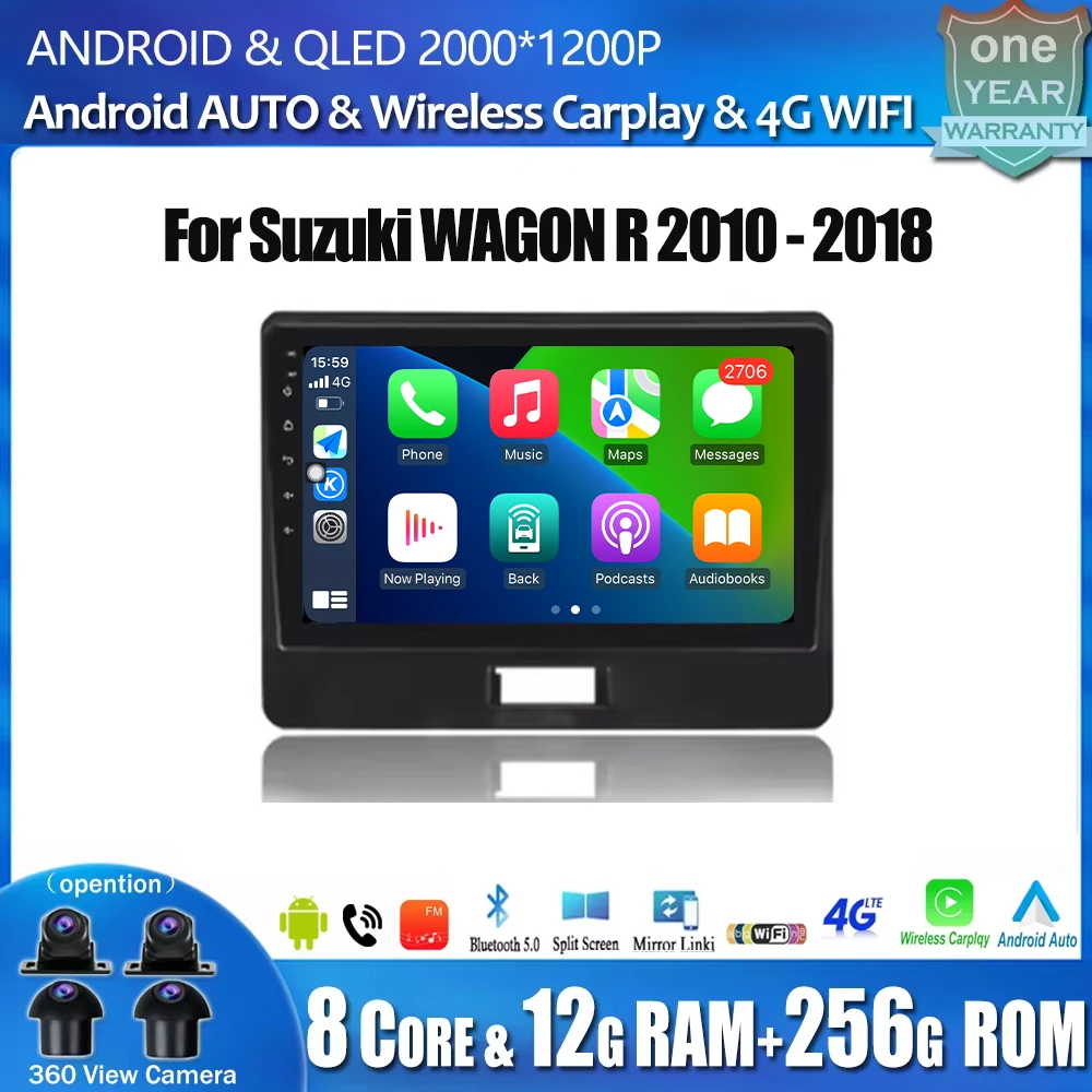 

Android 14 System for Suzuki WAGON R 2010 - 2018 Car Intelligent GPS Navigation WiFi Bluetooth IPS Touch Screen 4G DSP Stereo
