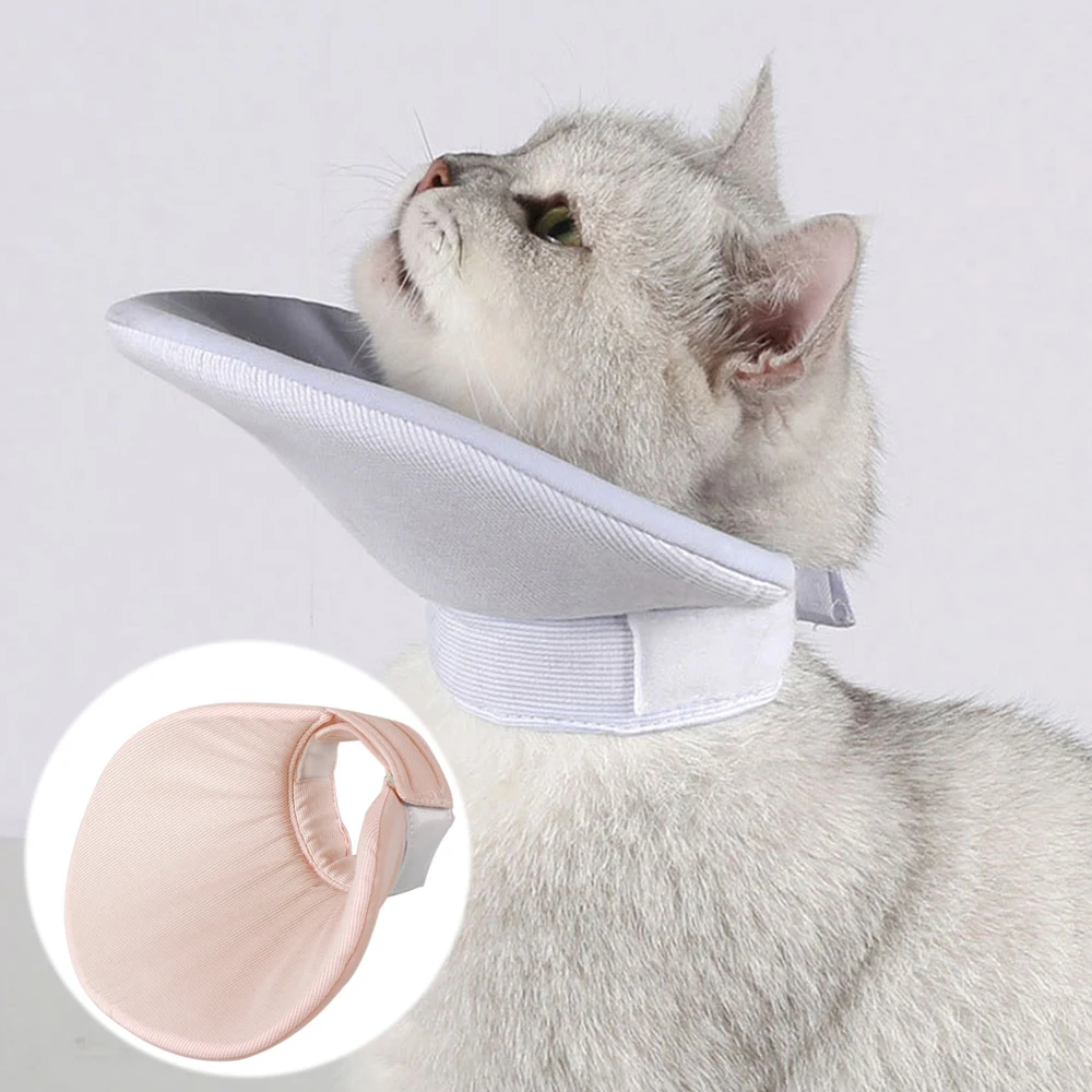 

Pet Protection Collar Adjustable Puppy Cat Elizabethan Collar Anti-Scratch Anti-Licking Headgear Surgery Wound Healing Collar