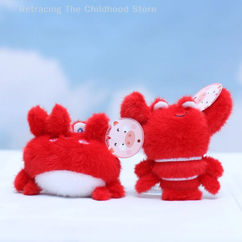 

Key Chain Cute Crayfish Pendant Crab Plush Funny Pendant Cartoon Soft Plush Keychain