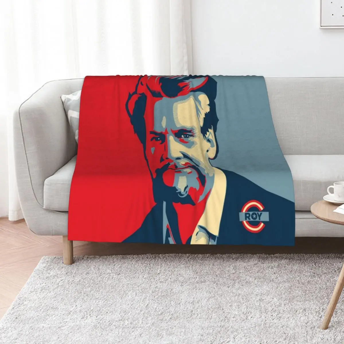Connor Roy - HOPE Throw Blanket Shaggy Warm Sofa Quilt funny gift Furry Decorative Throw Blankets