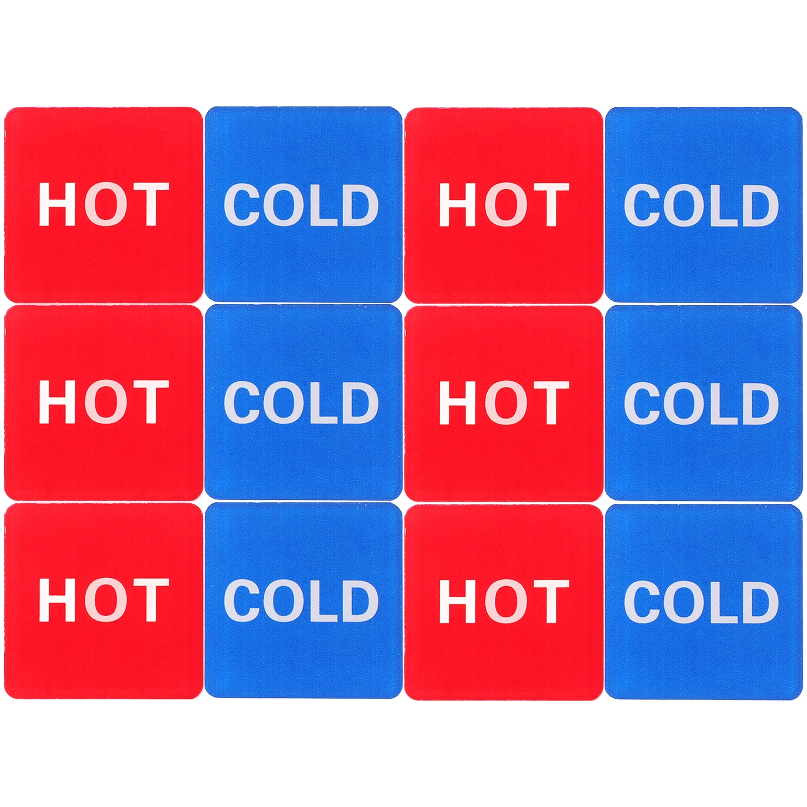 

Hot Cold Water Sign Stickers Self Adhesive Acrylic Labels For Faucet Shower Bathtub Kitchen Bathroom Warning Indicator
