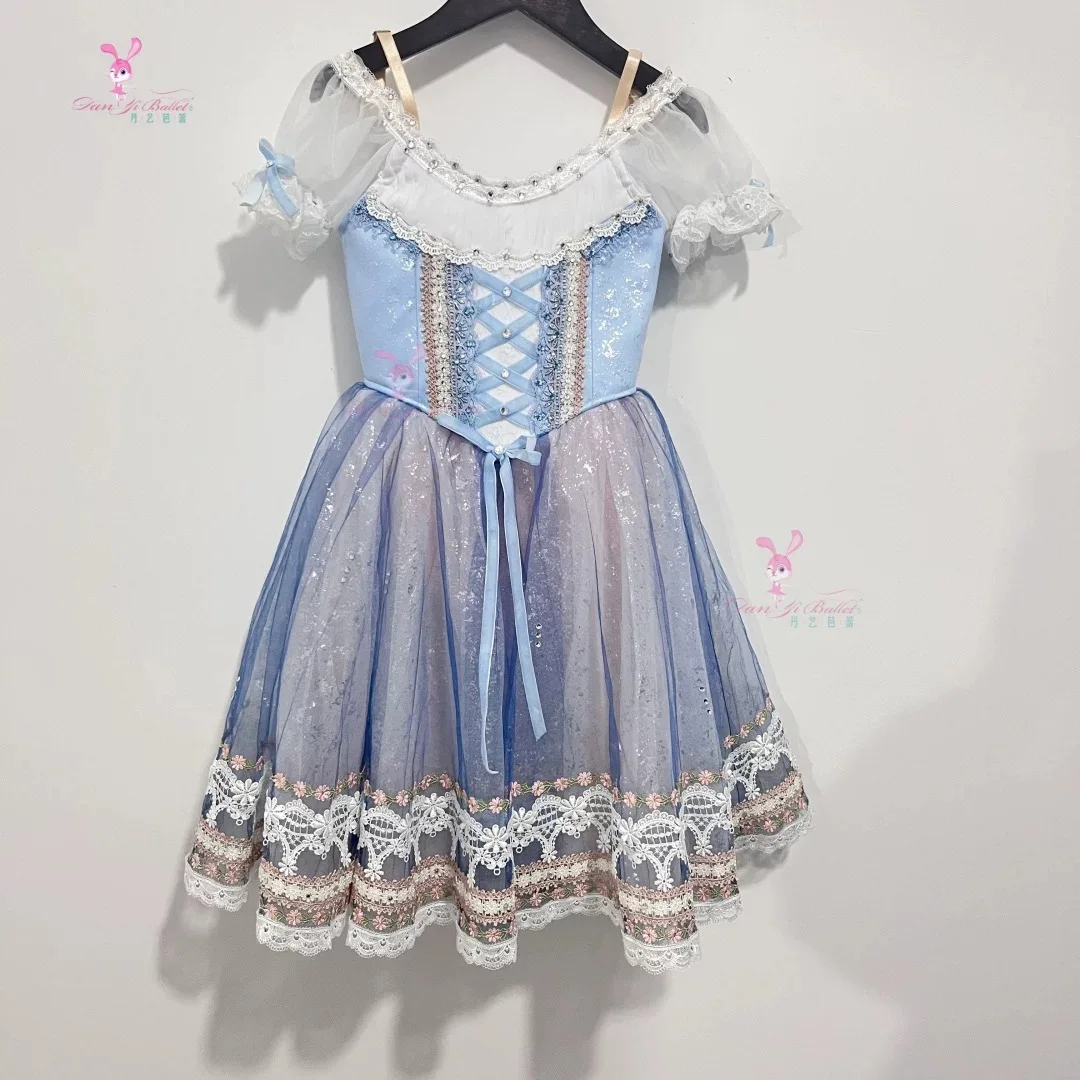 

Danyi adults and children can't hold their daughters in apricot color. Ballet dress, long gauze dress, performance skirt, profes