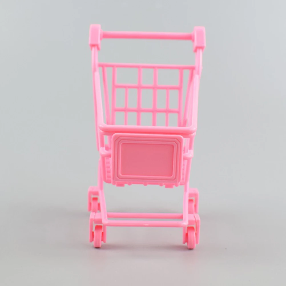 

2 Pcs Shopping Cart Decoration Decorations Birthday Ornaments Dining Table Cake